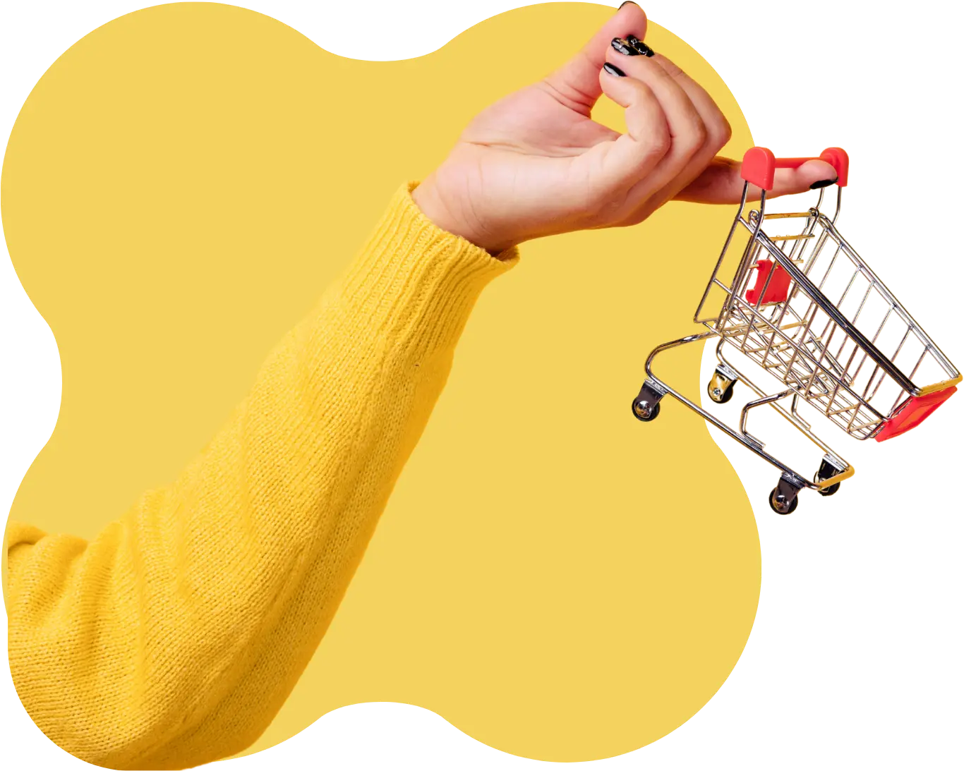 Cliente che fa shopping con Dopopay, pagando in 4 rate senza interessi